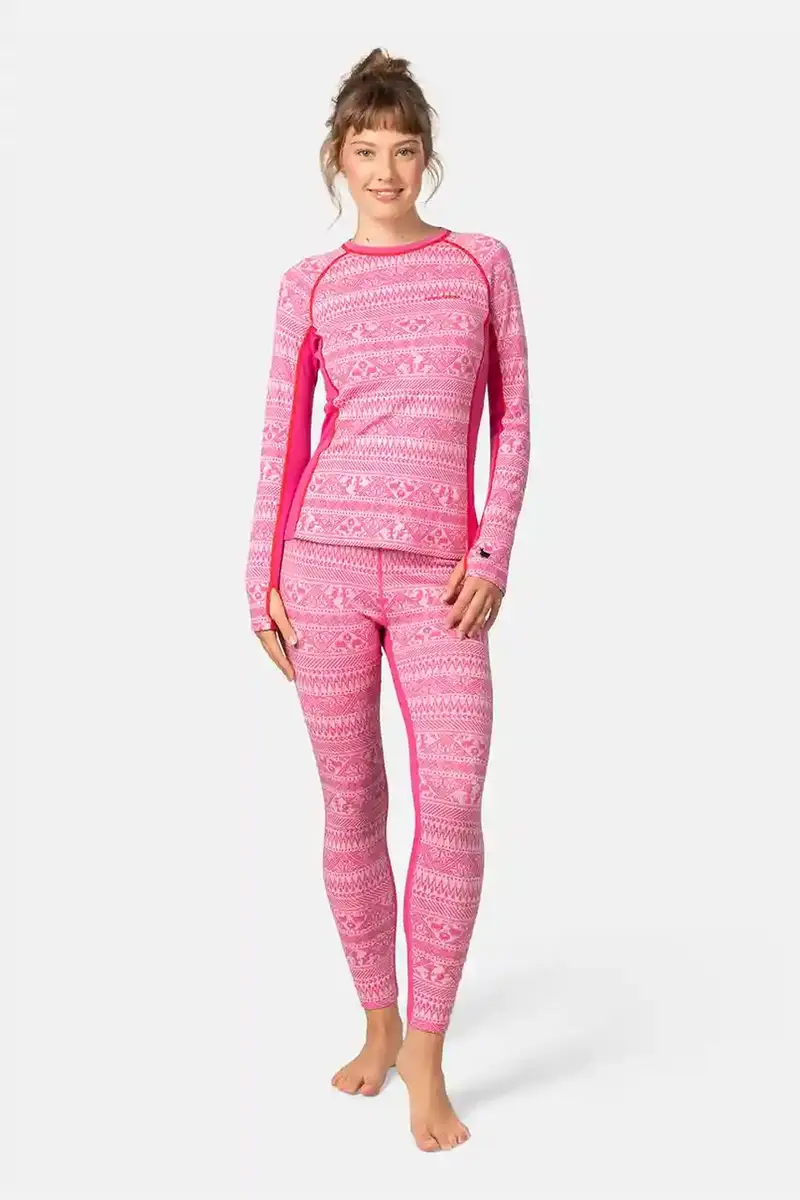 longsleeve funzionale TALE colore rosa 623923 miniatura 3