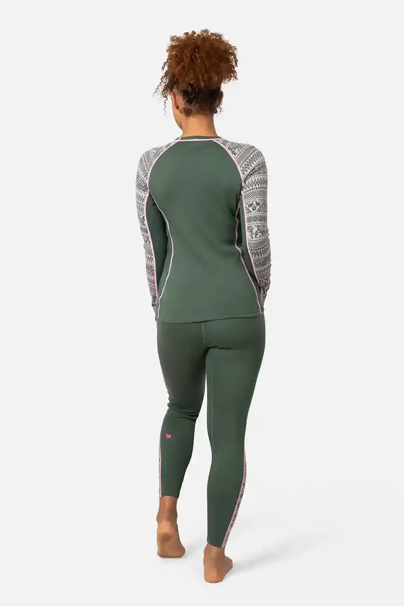 longsleeve funzionale TALE colore verde 623923 miniatura 4