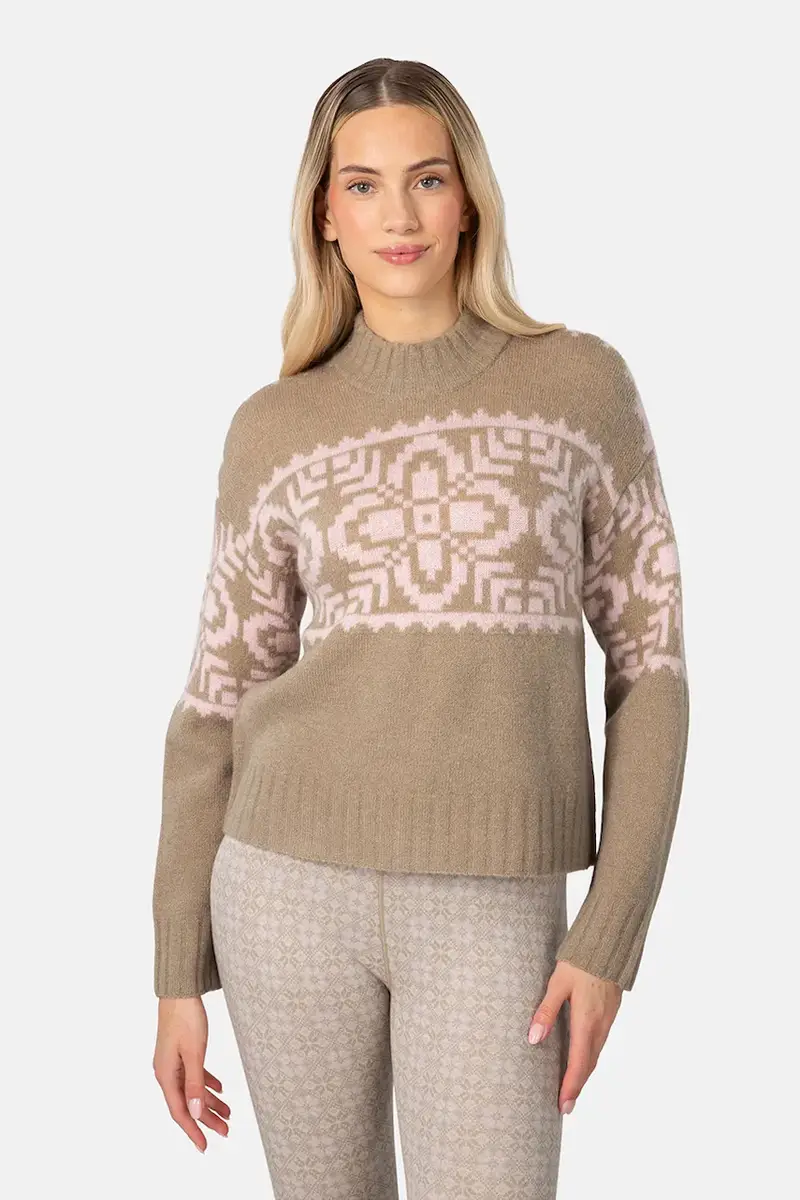 maglione con lana DISA colore verde 623885