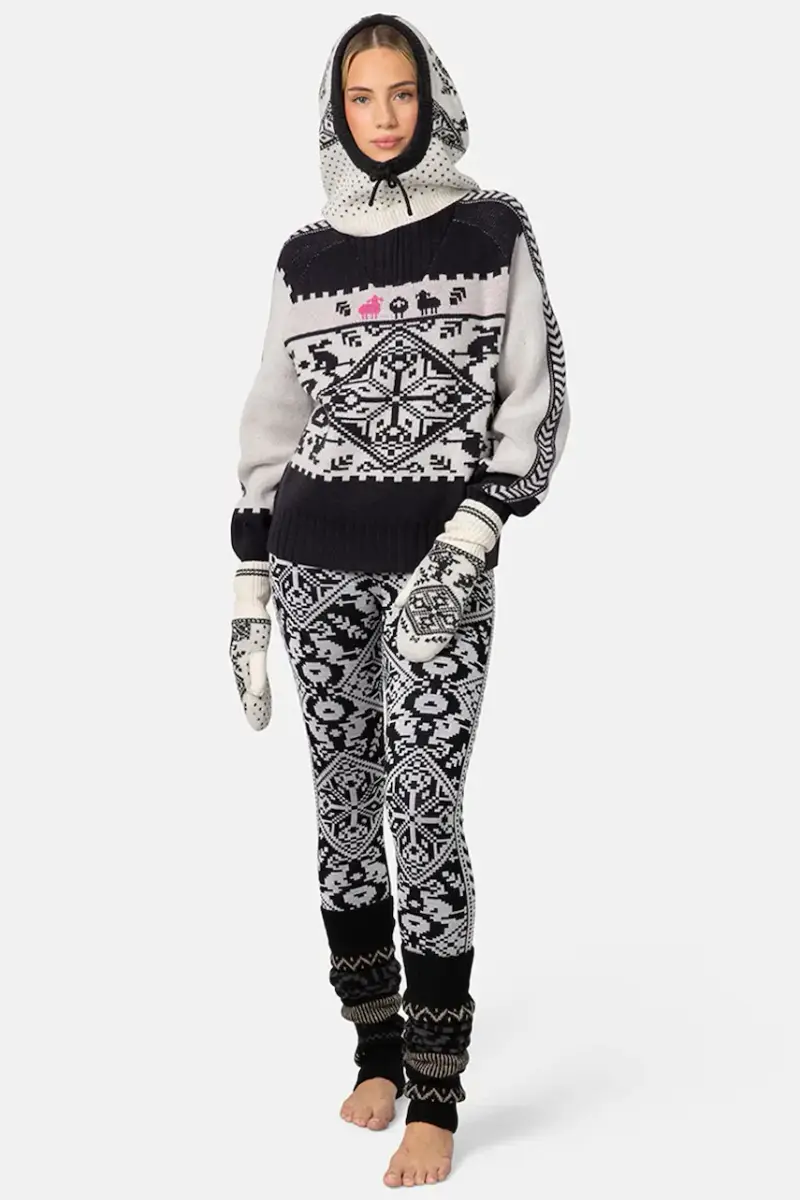 maglione con lana SAGA colore nero 623841 miniatura 4