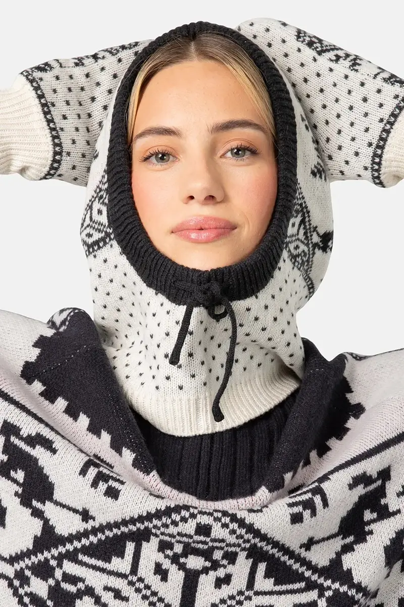 maglione con lana SAGA colore nero 623841 miniatura 5