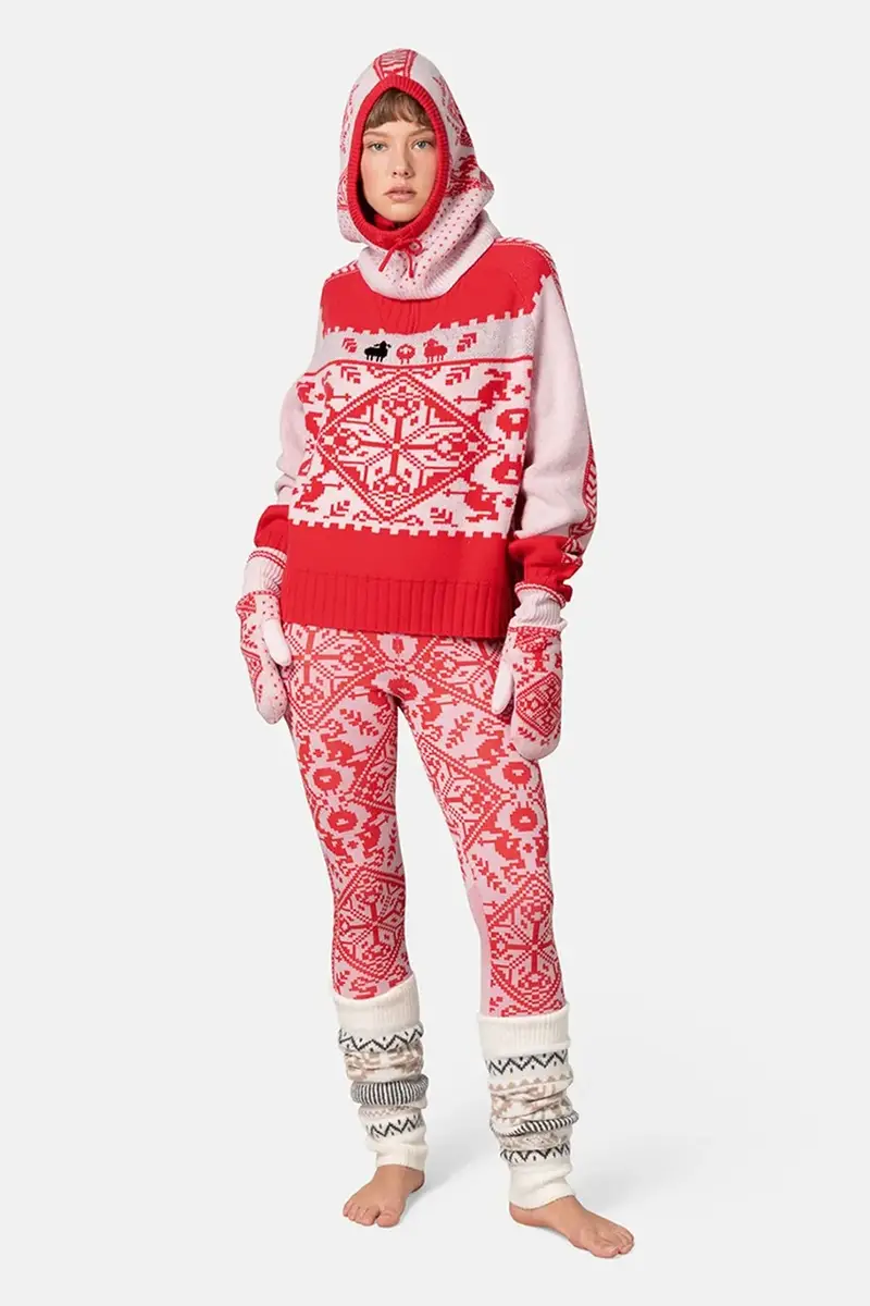 maglione con lana SAGA colore rosa 623841 miniatura 3