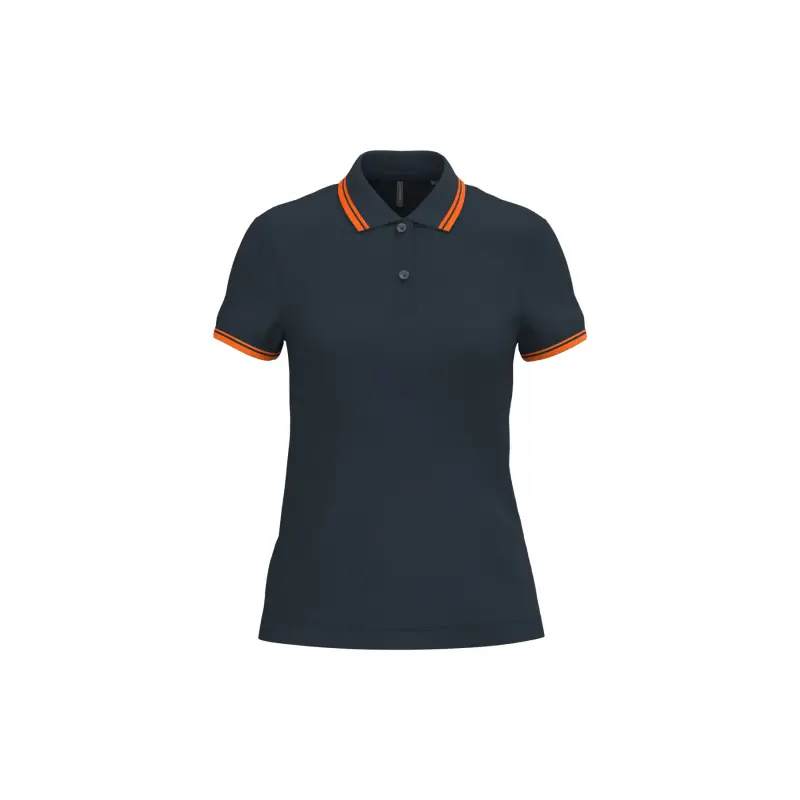 Polo con bordi a contrasto donna Kariban