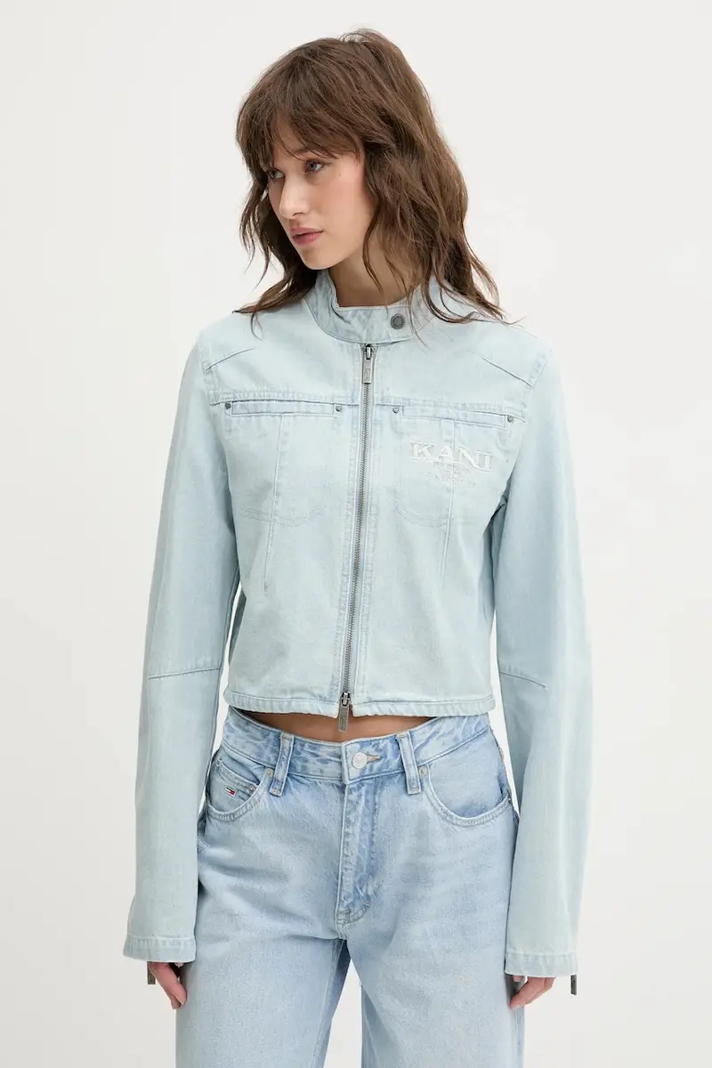 giacca di jeans colore blu 61770002