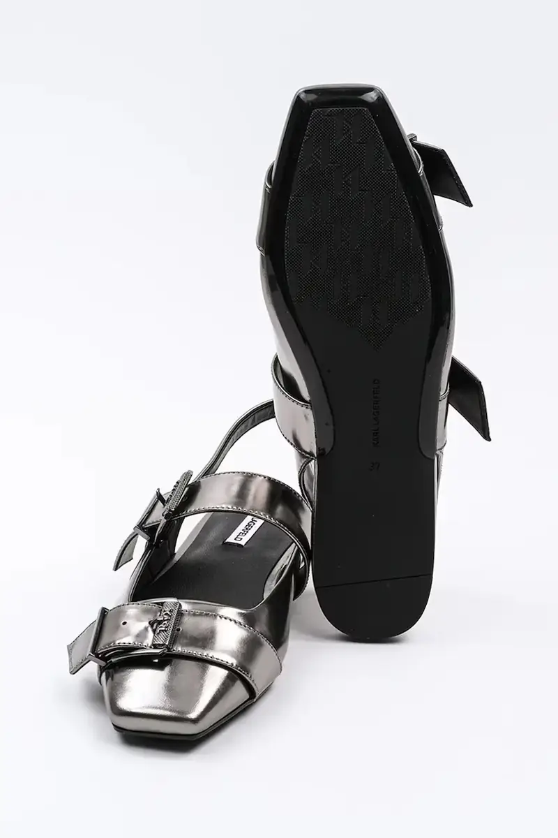 Karl Lagerfeld Ballerine Argento 3287988 miniatura 4