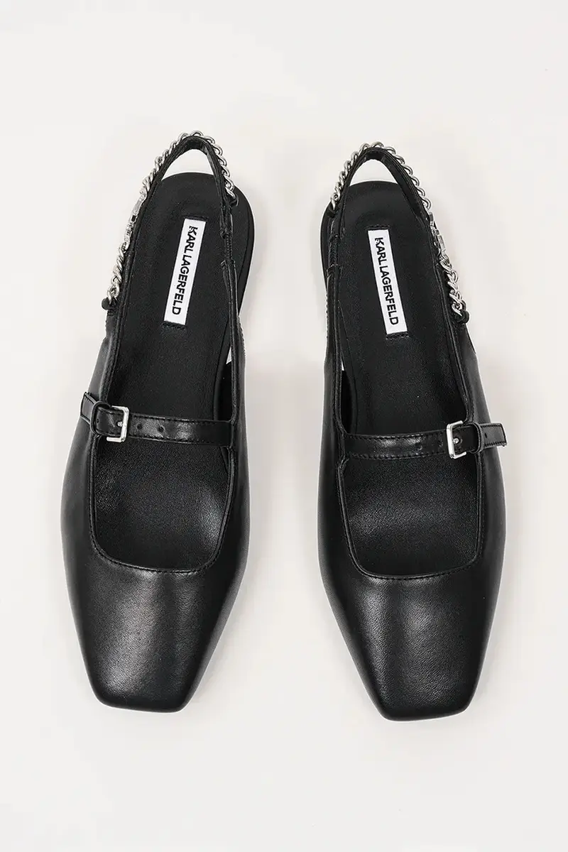 Karl Lagerfeld Ballerine Nero 3336404 miniatura 4