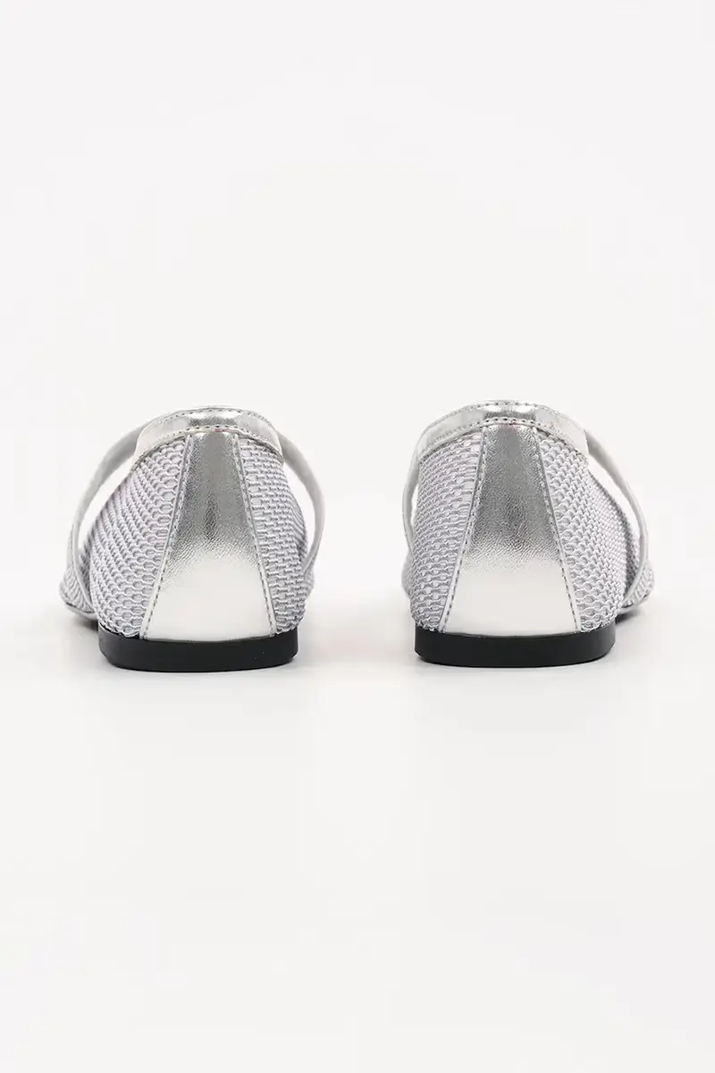 Karl Lagerfeld Ballerine Argento 2469320 miniatura 3