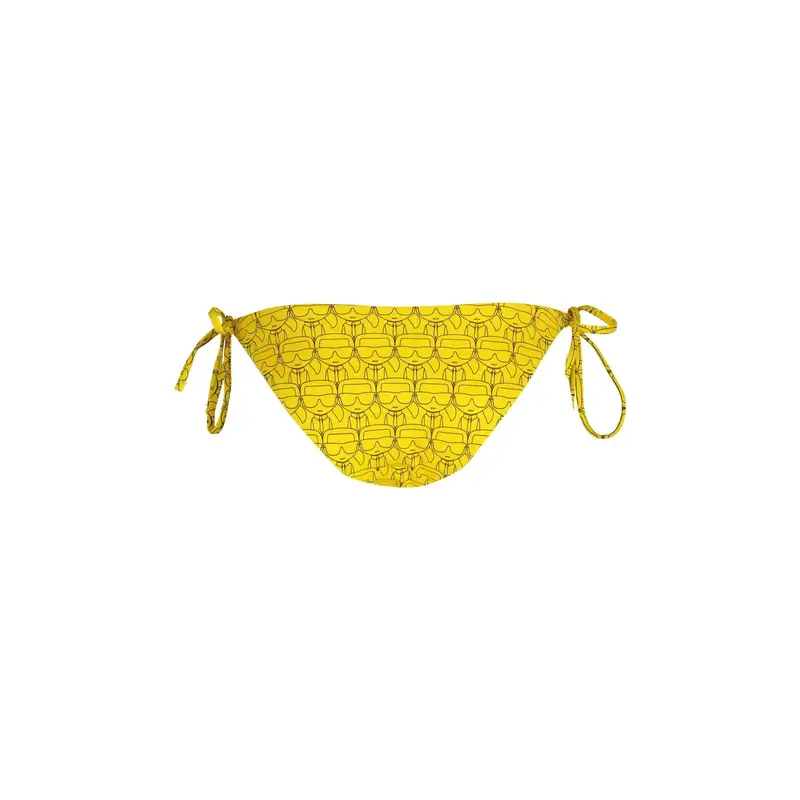 Costume da Mare Donna Giallo con Logo miniatura 2