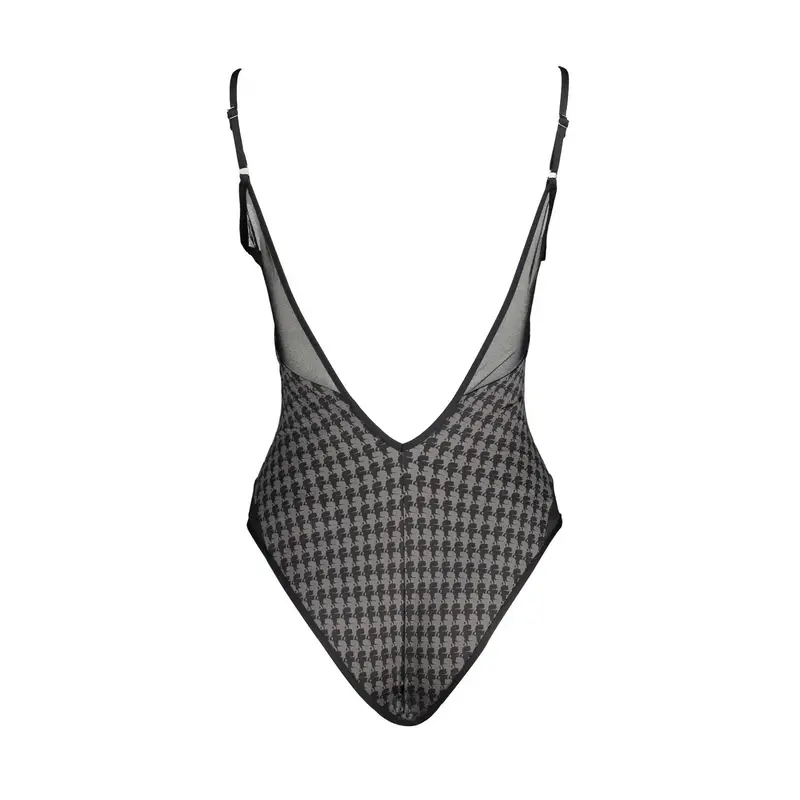 Costume da Mare Donna Nero Logo miniatura 2