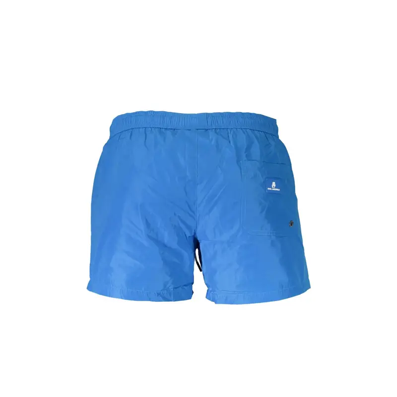 Costume da Mare Uomo Azzurro Stampa miniatura 2