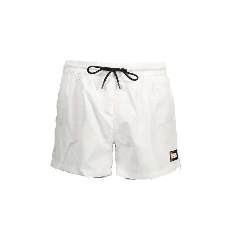 Costume da Mare Uomo Bianco Logo