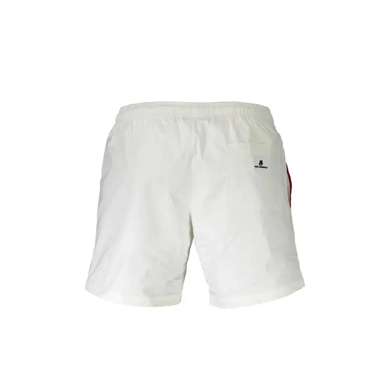 Karl Lagerfeld Beachwear Bermuda Uomo Bianco 4072114 miniatura 2