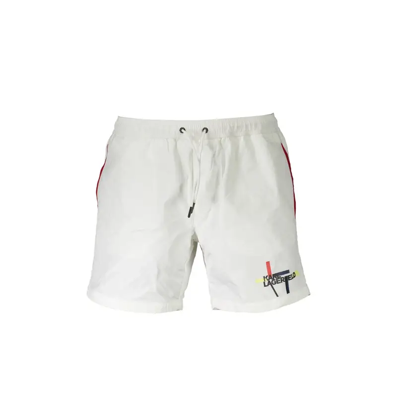 Karl Lagerfeld Beachwear Bermuda Uomo Bianco 4072114