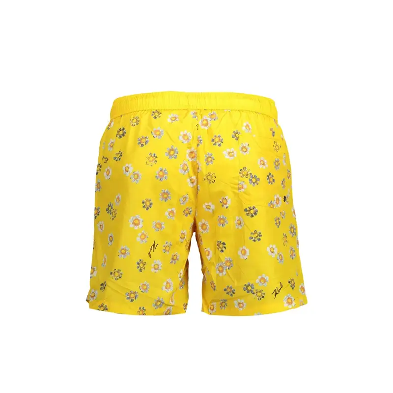 Costume da Mare Uomo Giallo Logo miniatura 2
