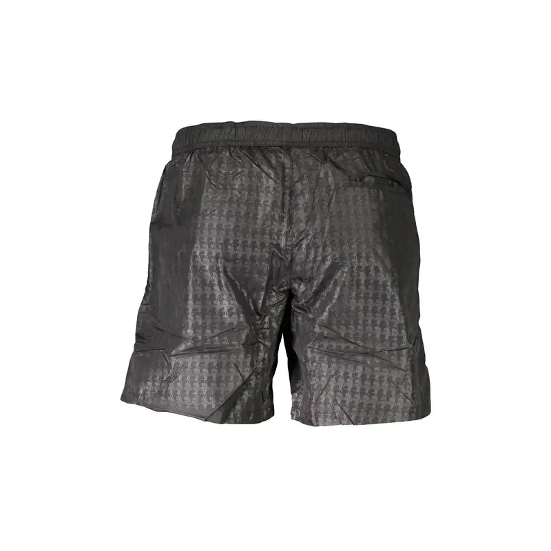 Costume da Mare Uomo Nero Logo miniatura 2