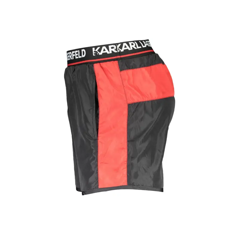 Costume da Mare Uomo Nero Logo miniatura 3