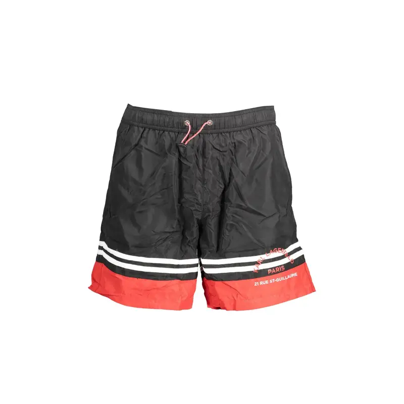 Karl Lagerfeld Beachwear Bermuda Uomo Nero 4071818