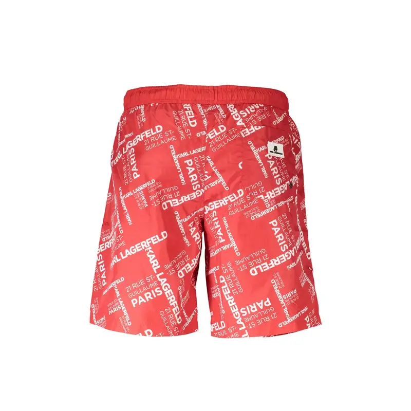 Karl Lagerfeld Beachwear Bermuda Uomo Rosso 4072069 miniatura 2