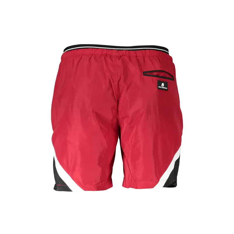 Karl Lagerfeld Beachwear Bermuda Uomo Rosso 4072127 miniatura 2