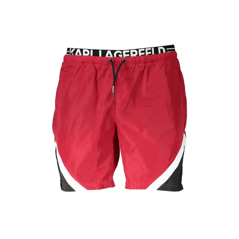 Karl Lagerfeld Beachwear Bermuda Uomo Rosso 4072127