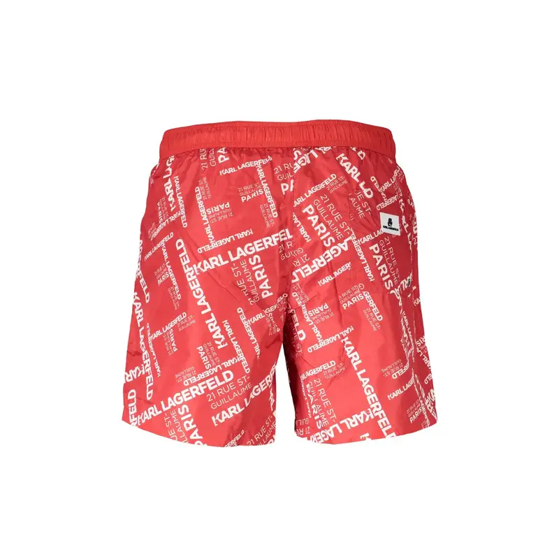 Karl Lagerfeld Beachwear Bermuda Uomo Rosso 4072173 miniatura 2