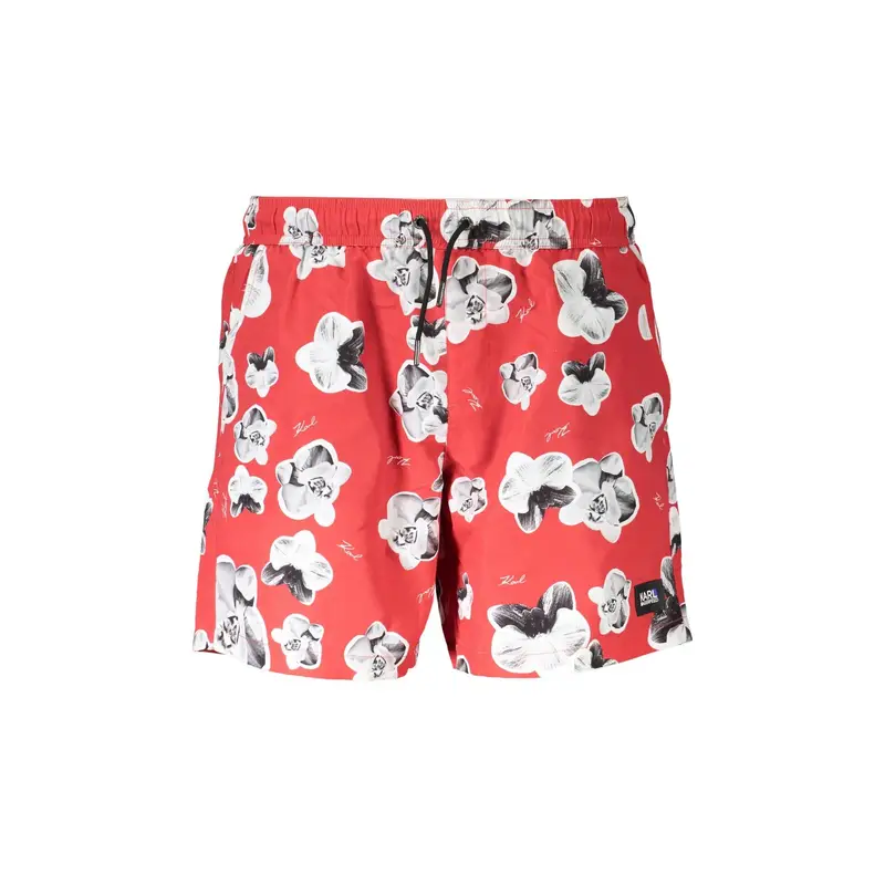 Karl Lagerfeld Beachwear Bermuda Uomo Rosso 4072077