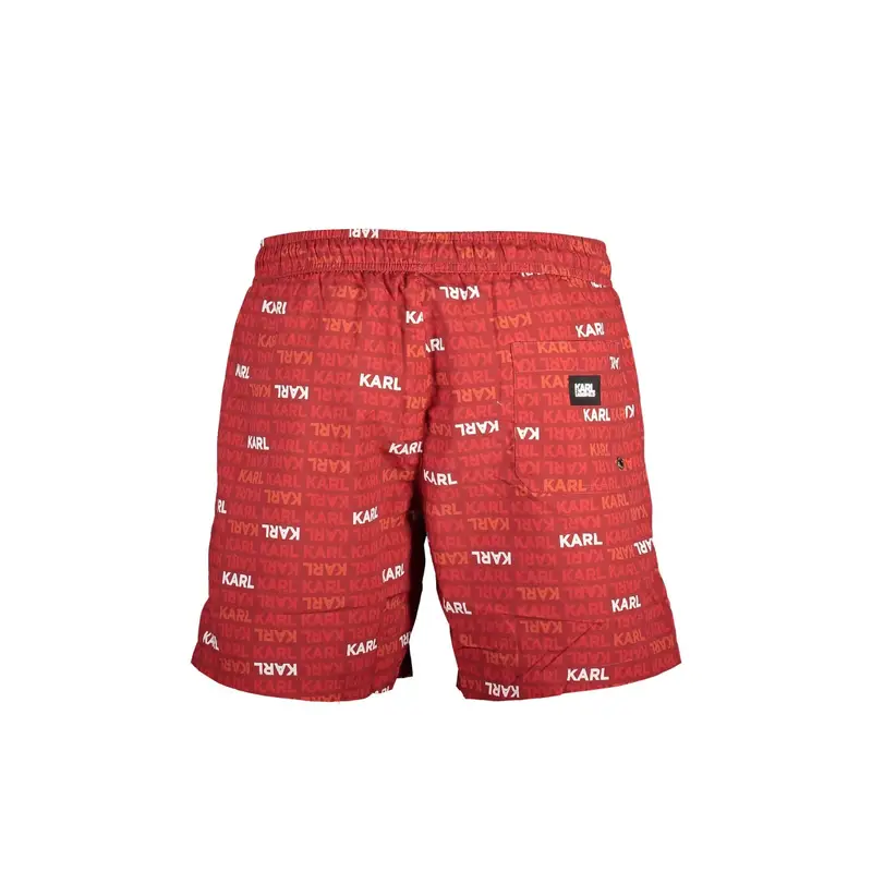 Karl Lagerfeld Beachwear Bermuda Uomo Rosso 4071881 miniatura 2