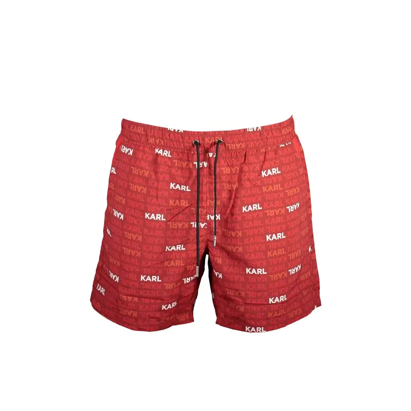 Karl Lagerfeld Beachwear Bermuda Uomo Rosso 4071881