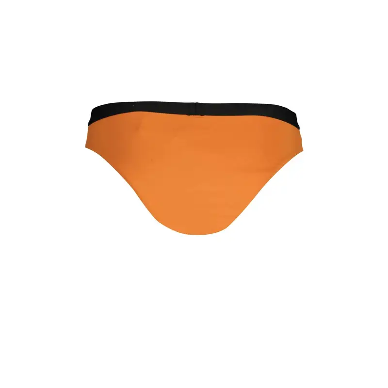 Karl Lagerfeld Beachwear Costume Mare Donna Arancione con Logo miniatura 2