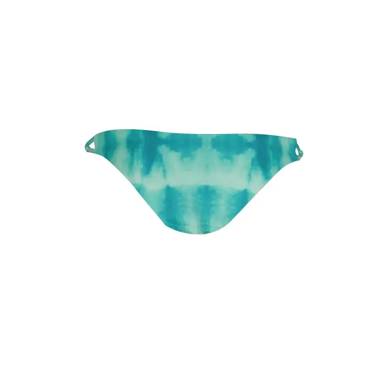 Costume Mare Donna Azzurro Intreccio Lacci miniatura 2