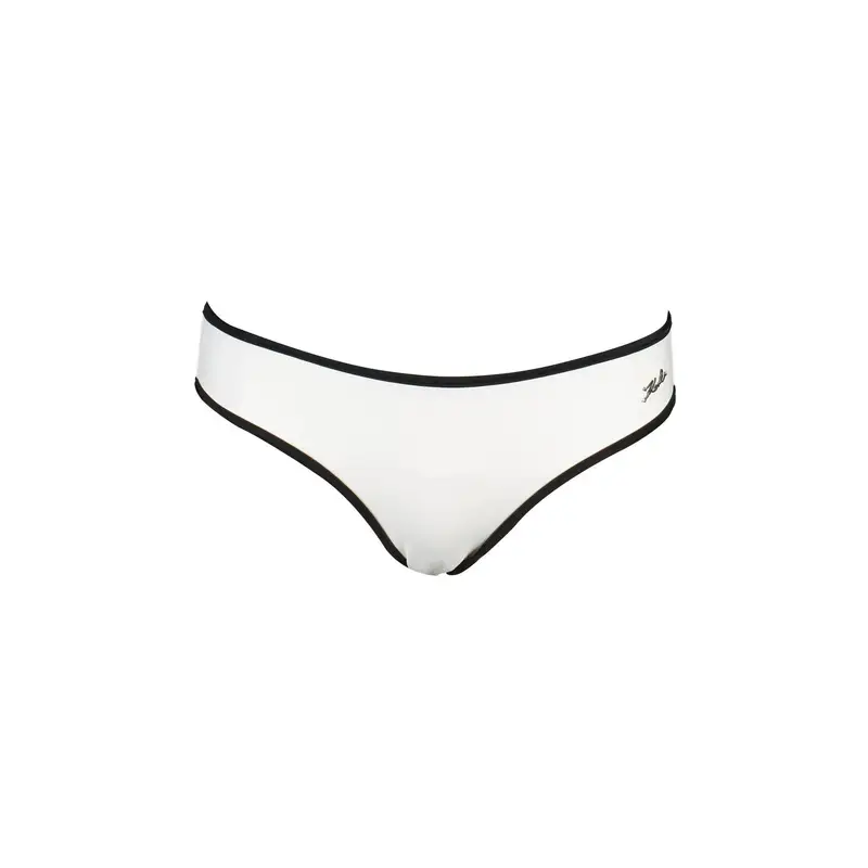 Karl Lagerfeld Beachwear Costume Mare Donna Bianco con Logo