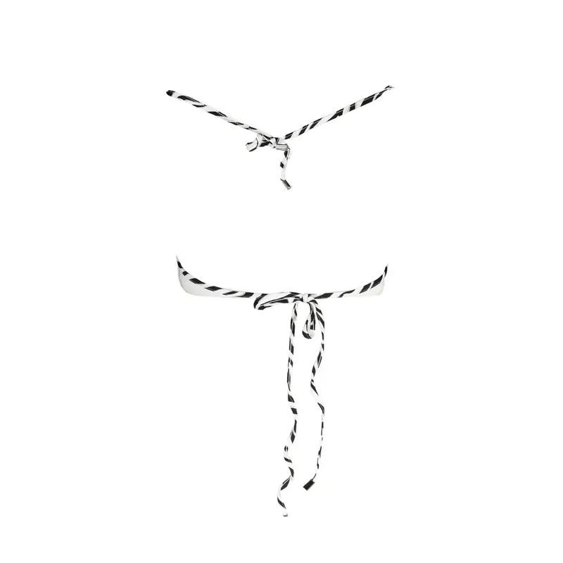 Costume Mare Donna Bianco Stampa Logo miniatura 2