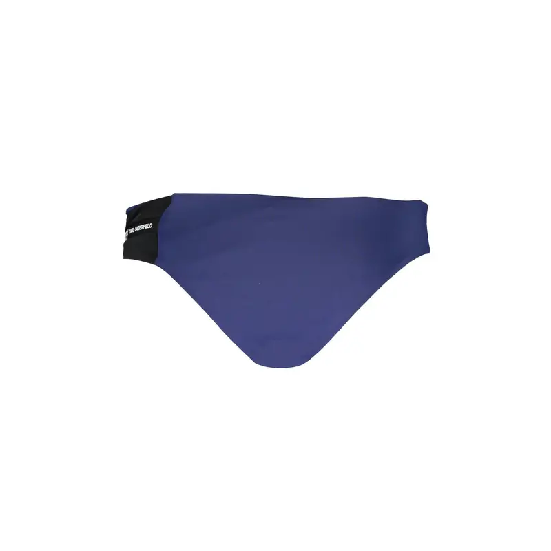Karl Lagerfeld Beachwear Costume Mare Donna Blu con Logo miniatura 2