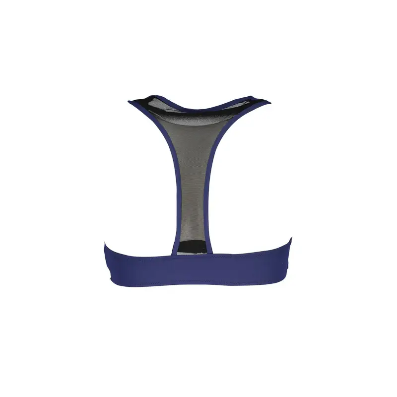 Costume Mare Donna Blu Zip Frontale miniatura 2