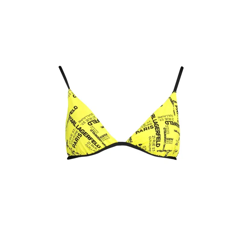 Costume Mare Donna Giallo con Logo