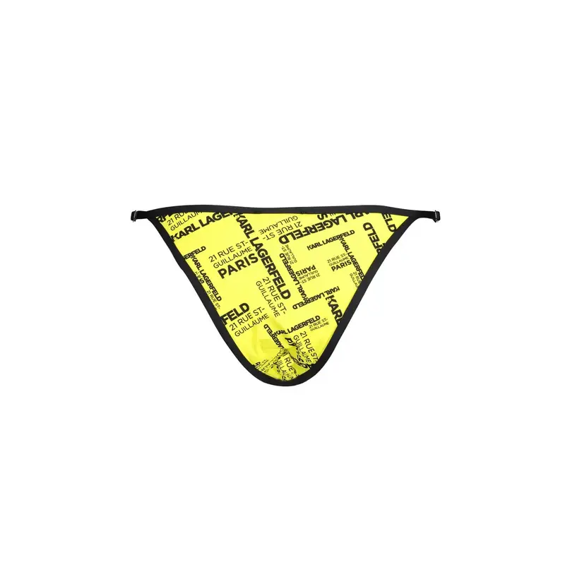 Karl Lagerfeld Beachwear Costume Mare Donna Giallo miniatura 2