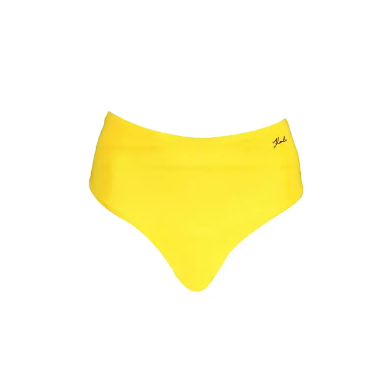 Costume Mare Donna Giallo Vita Alta