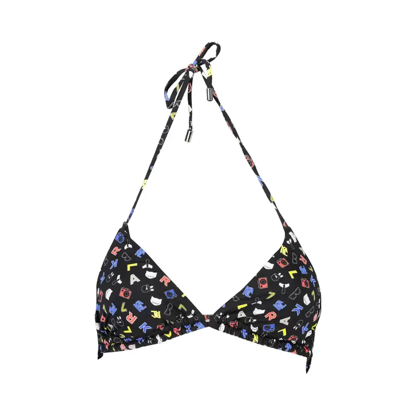 Costume Mare Donna Nero con Logo