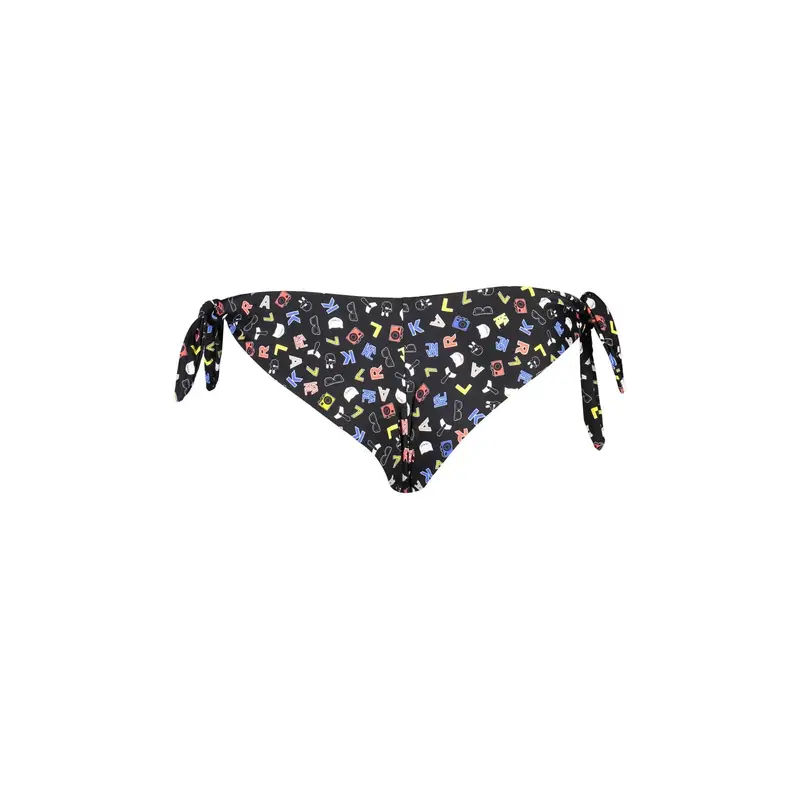 Karl Lagerfeld Beachwear Costume Mare Donna Nero con Logo miniatura 2