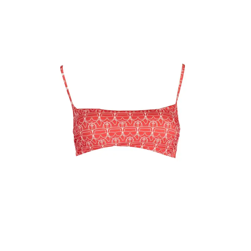 Karl Lagerfeld Beachwear Costume Mare Donna Rosso con Imbottitura
