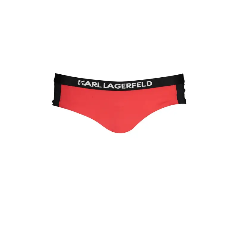 Karl Lagerfeld Beachwear Costume Mare Donna Rosso