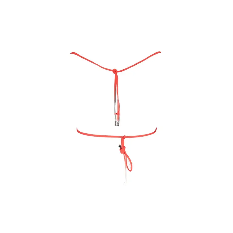 Costume Mare Donna Rosso Stampa miniatura 2