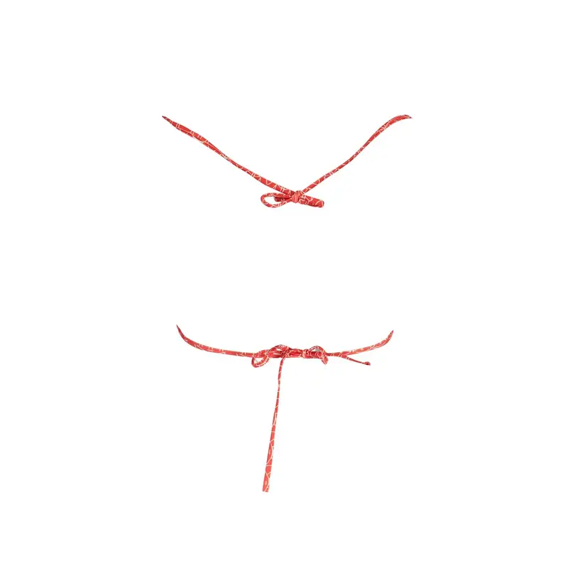 Costume Mare Donna Rosso Triangolo miniatura 2