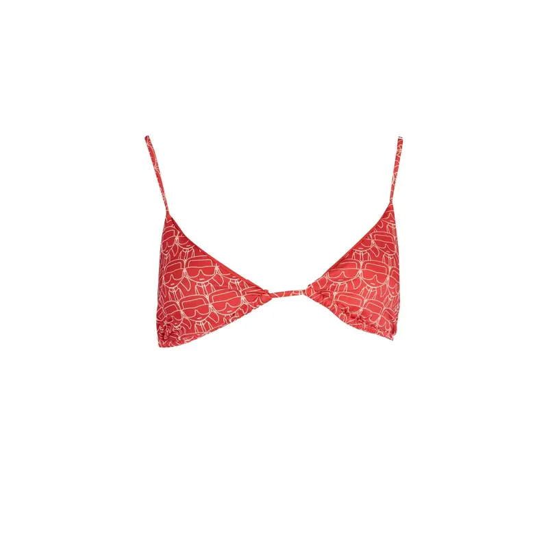 Costume Mare Donna Rosso Triangolo
