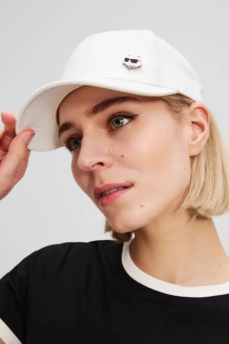 berretto da baseball in cotone colore bianco A3W33139 miniatura 2