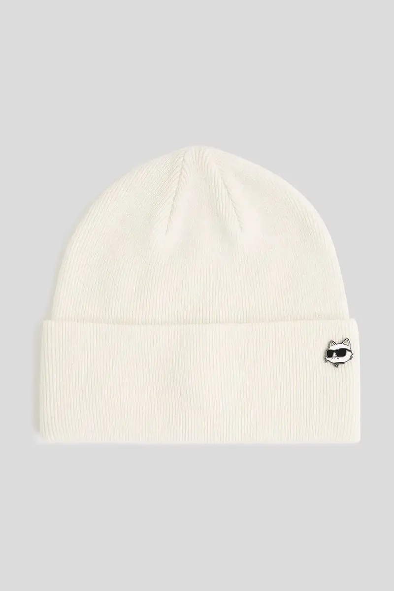 berretto in misto lana colore beige A3W33146