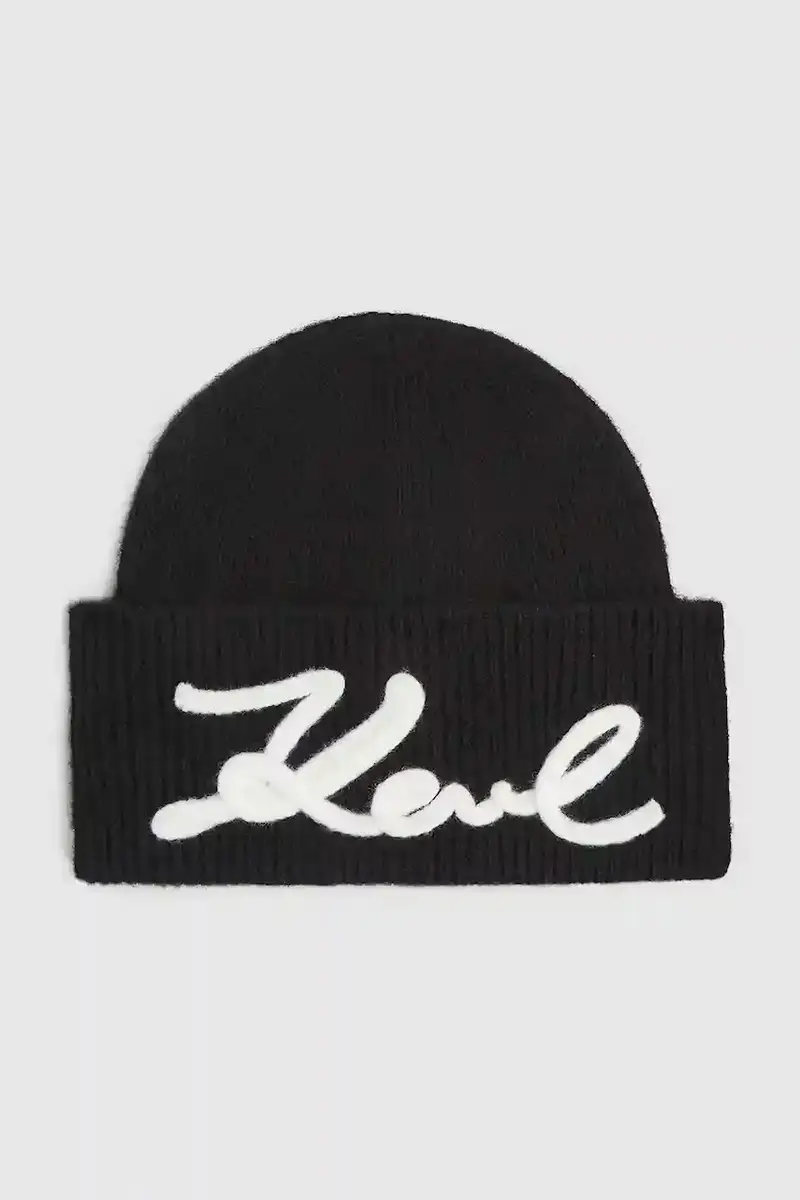 berretto in misto lana colore nero A4W33009