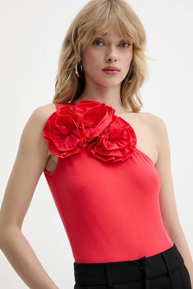 body on cotone colore arancione A2W17005 Rosso