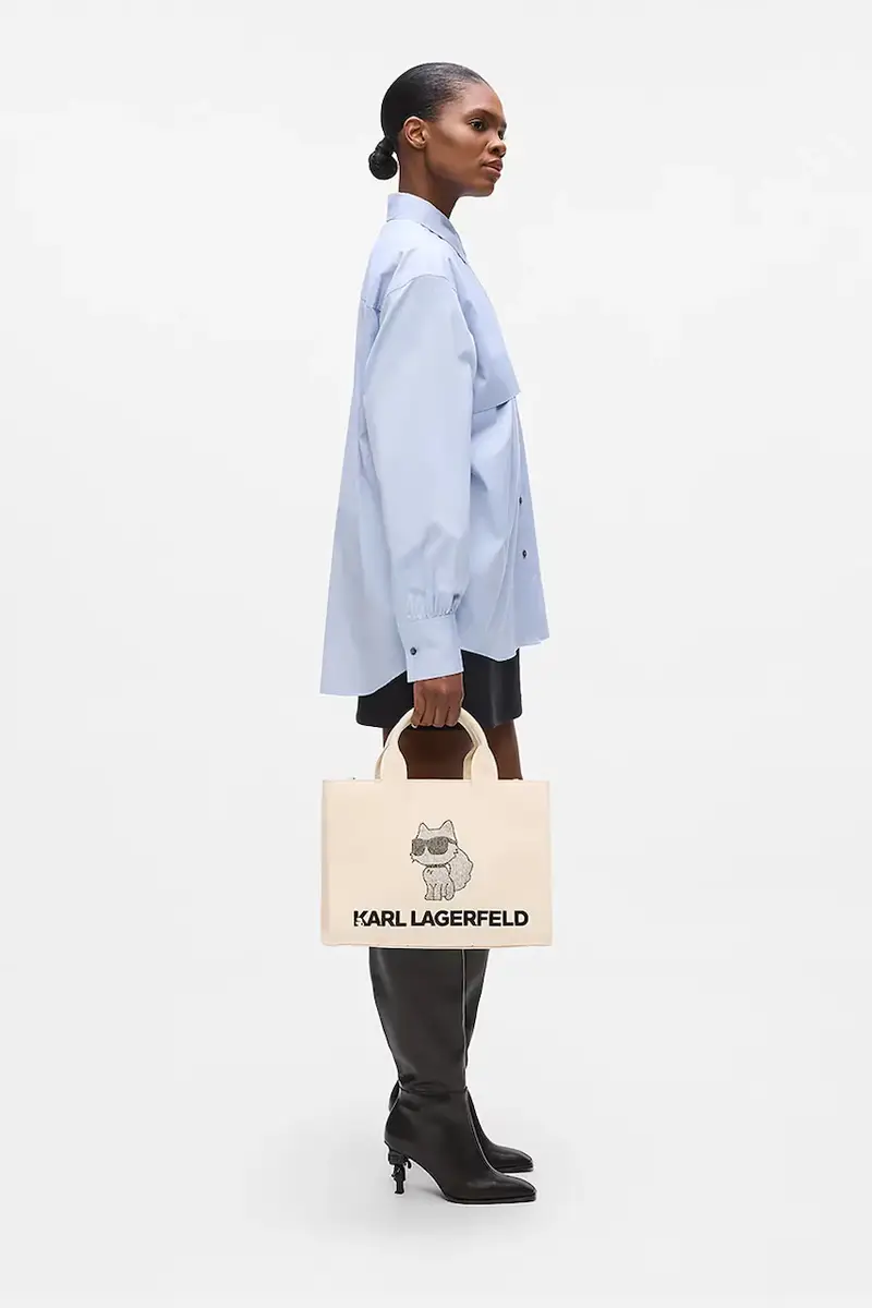 Karl Lagerfeld Borsa a mano Beige 3574799 miniatura 5