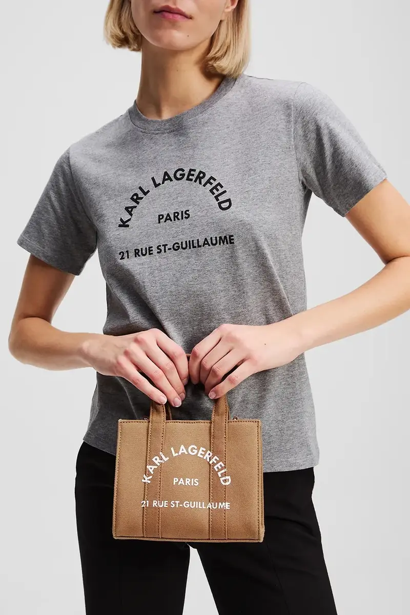 Karl Lagerfeld Borsa a mano Marrone 3842730 miniatura 5